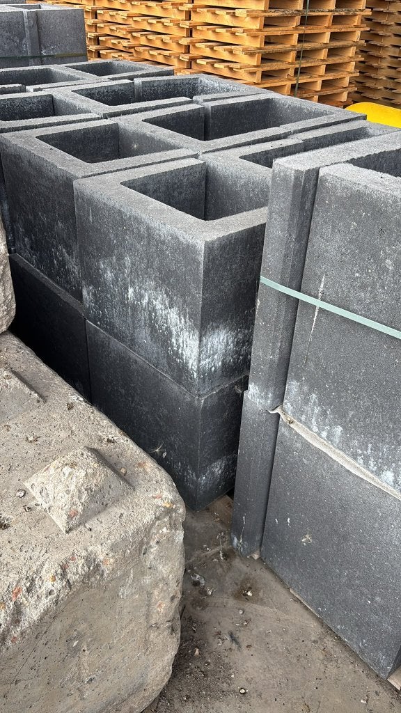 U-element 40x40x50cm zwart, Tuin en Terras, Ophalen, 25 tot 50 cm, Zo goed als nieuw, Beton