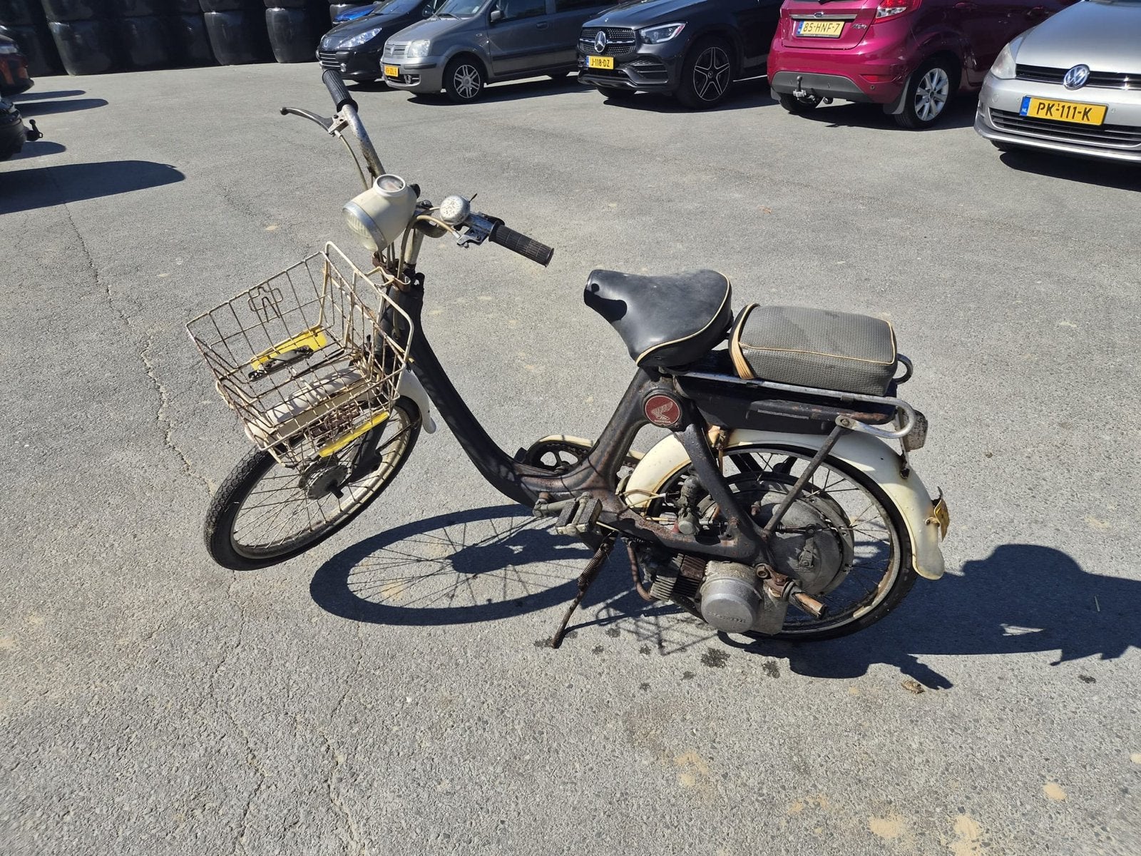 Honda P50 bromfiets oldtimer, Ophalen, Gebruikt, Maximaal 45 km/u