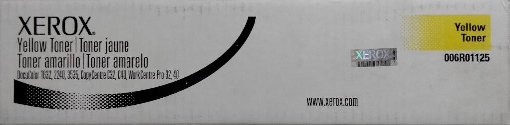 Originele Xerox toner cartridge 006R01125 WorkCentre Geel, Ophalen of Verzenden, Nieuw, Toner, Xerox