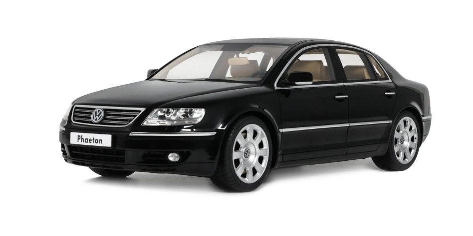 OttoMobile 1:18 Volkswagen Phaeton 6.0 W12 Black L041 2005, OttOMobile, -, Nieuw, Ophalen of Verzenden