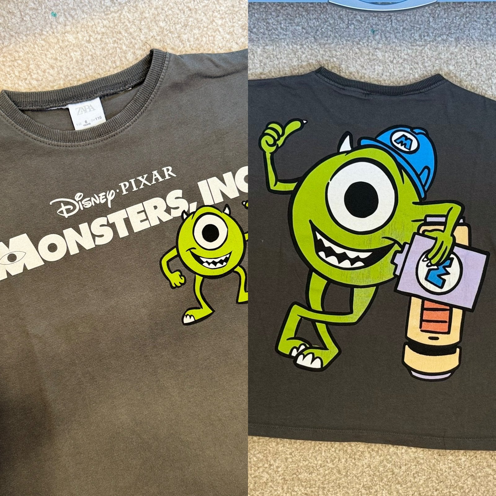 Monsters T-shirt 5-6 jaar, Ophalen of Verzenden, Zo goed als nieuw, Jongen of Meisje, Shirt of Longsleeve