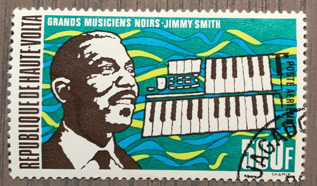 Opper Volta - muzikanten Jimmy Smith, Ophalen of Verzenden, Overige landen, Gestempeld