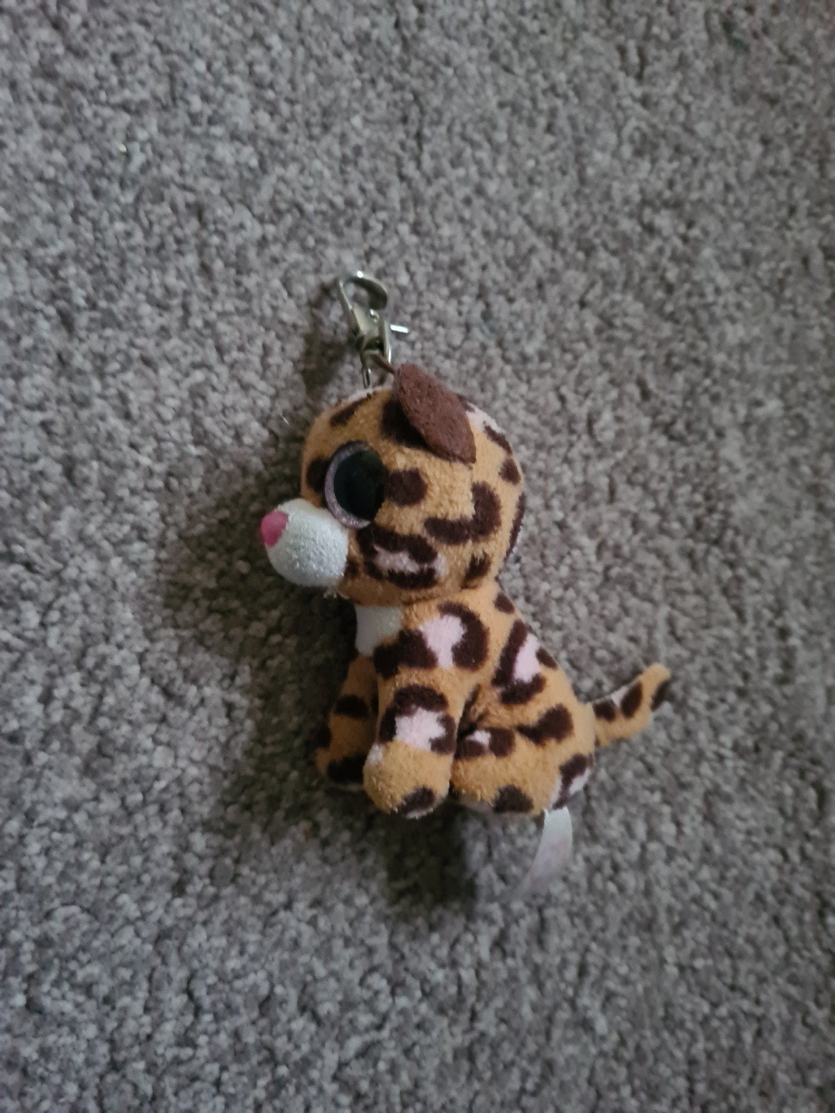 Ty Beanie Boo Panter Sleutelhanger, Ophalen of Verzenden, Zo goed als nieuw, Dier of Natuur