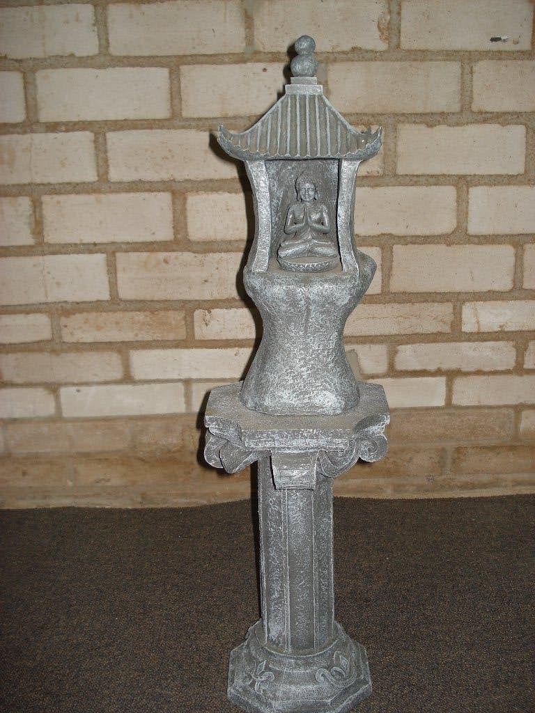 Beeld Buddha Boeddha   75 Cm Hoog   2 deling / Polystone, Beeld, Composieten, Azië, Religie