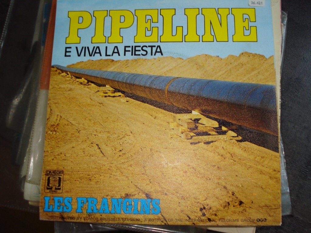 Les Frangins: Pipeline / E viva la fiesta, Beschermende buitenhoes, Ophalen of Verzenden, Zo goed als nieuw, Pop