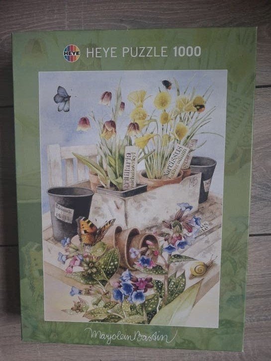 2 Heye puzzels 1000stuks compleet zgan, Ophalen of Verzenden, Zo goed als nieuw, Patroon
