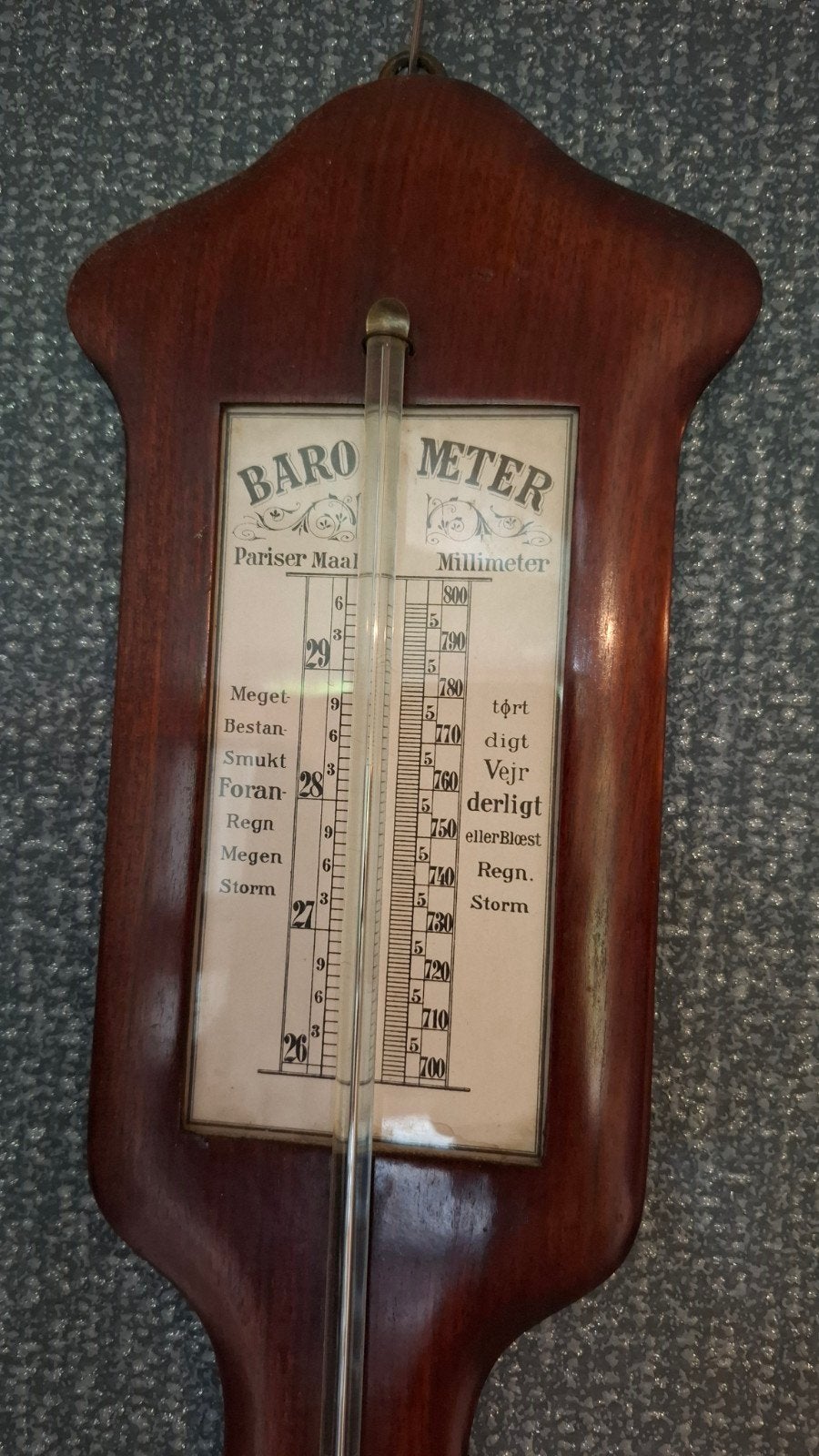 oude barometer buitenlands, Ophalen, Barometer
