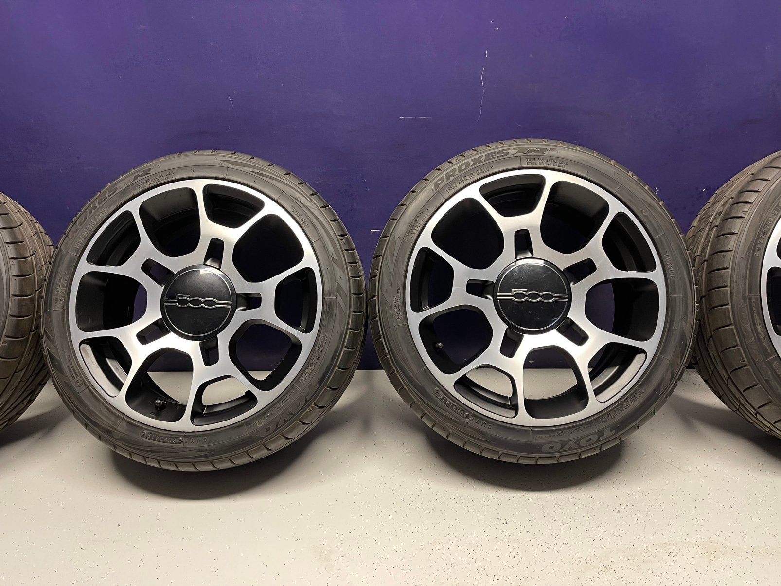 Fiat 500 16 inch originele velgen zomerbanden, Gebruikt, 16 inch, Banden en Velgen, Ophalen of Verzenden