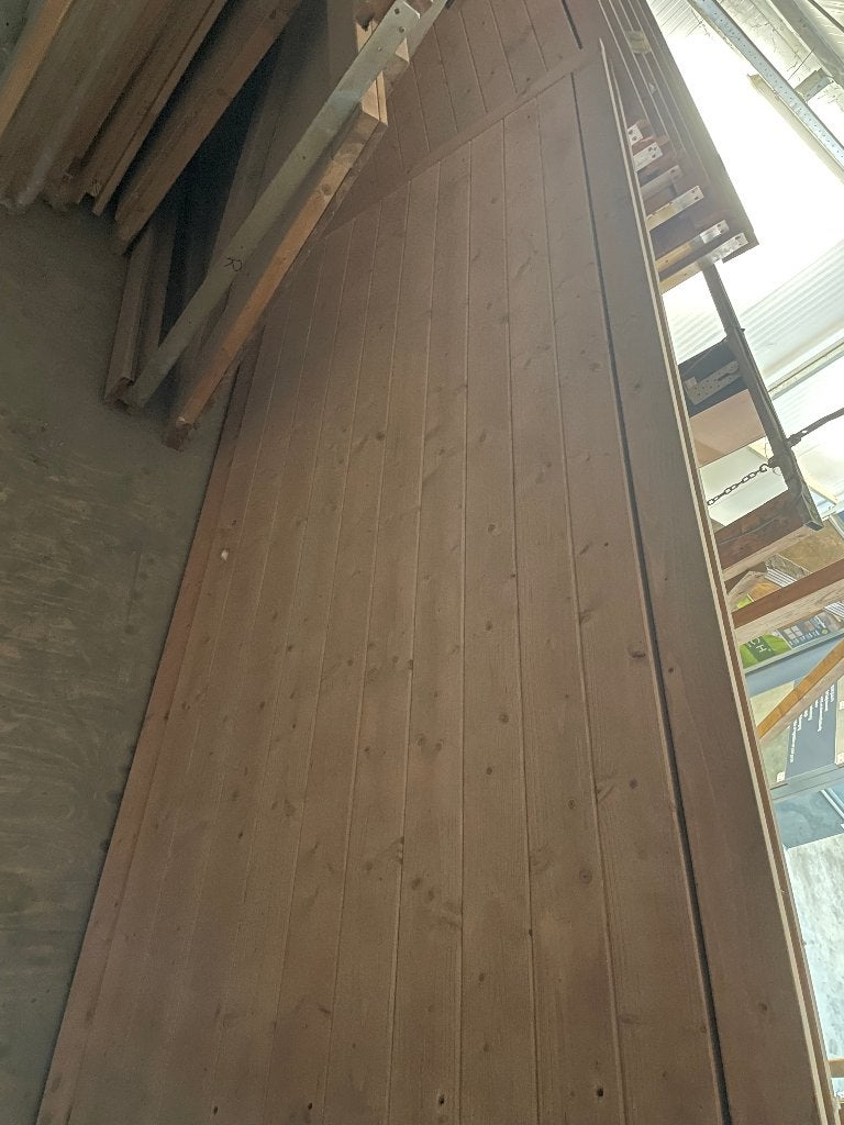 Rechtsdraaiende overkapping deuren, Tuin en Terras, Tuinhuizen, Overige typen, Nieuw, Minder dan 200 cm, Zonder ramen