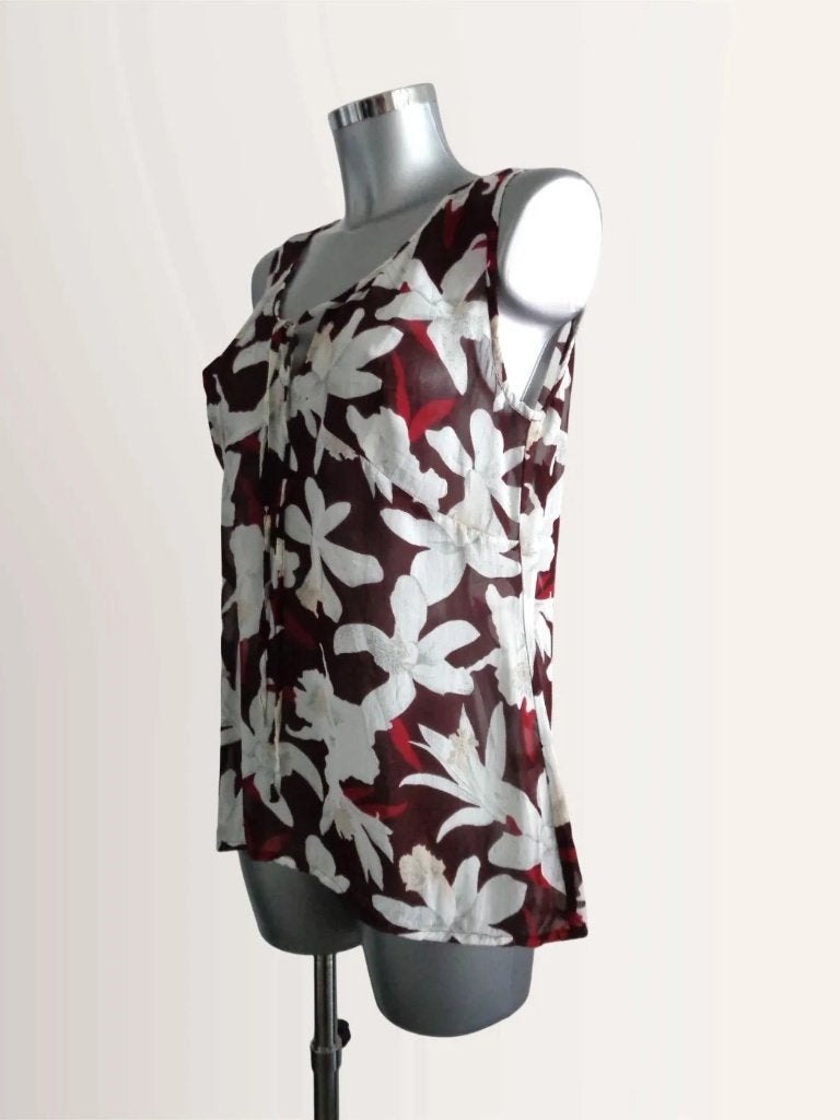 Vanilia tuniek blouse van viscose, maat medium, nieuw, Verzenden, Nieuw, Maat 38/40 (M)