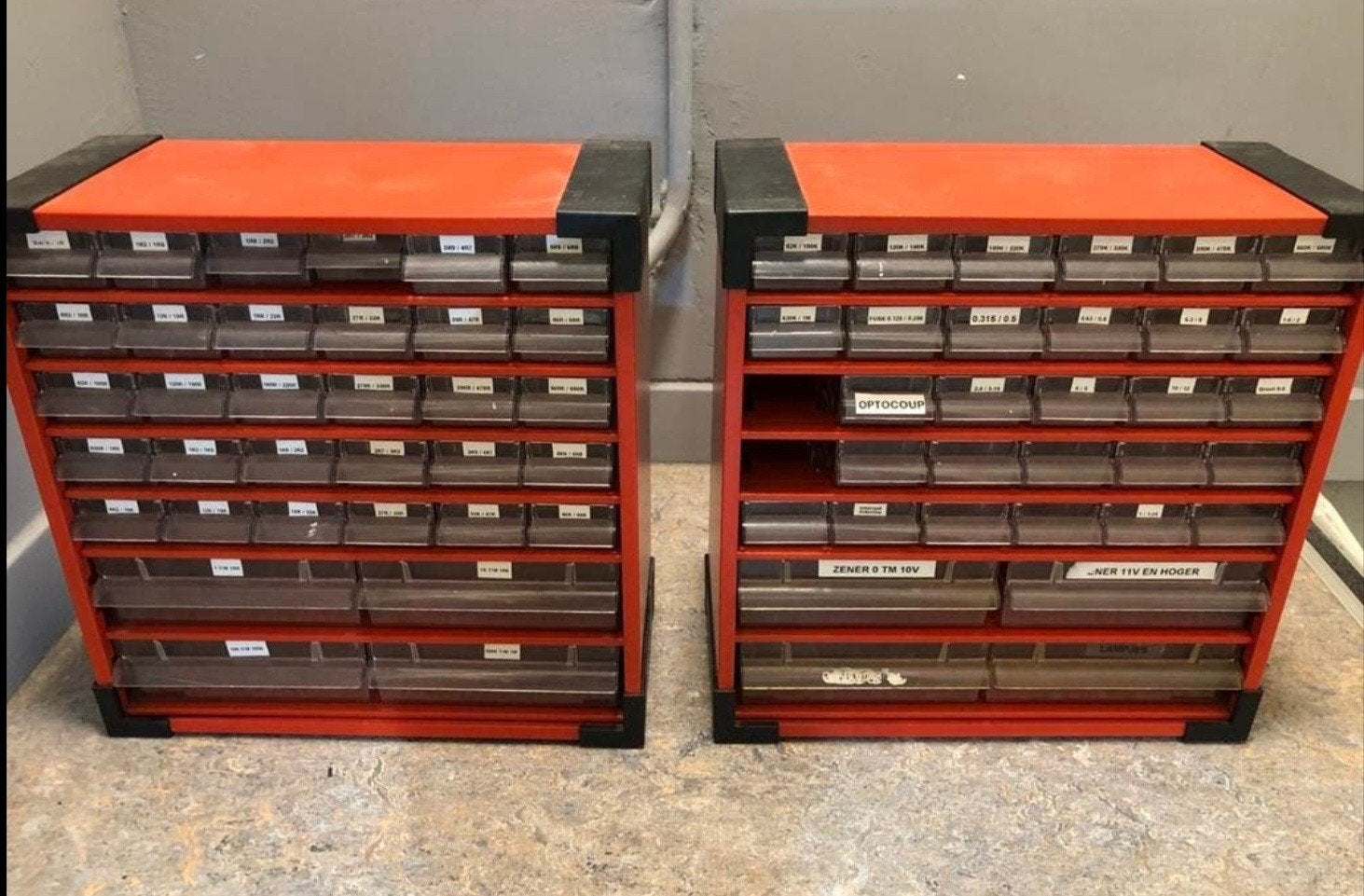Organiser assortiment box opbergsysteem, Ophalen, Gebruikt