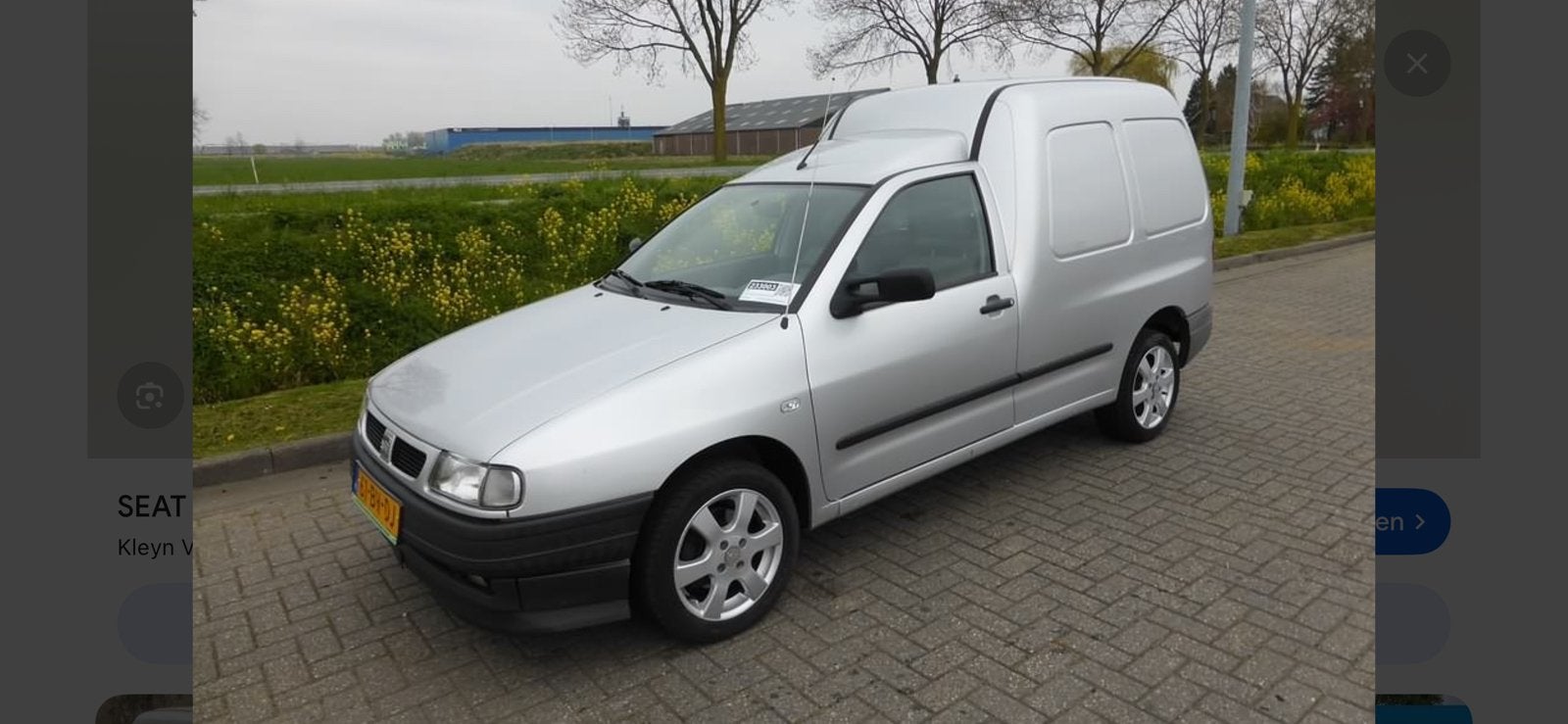 Seat inca  caddy mk2  kenteken benzine, Auto-onderdelen, Ophalen of Verzenden, Seat, Deur