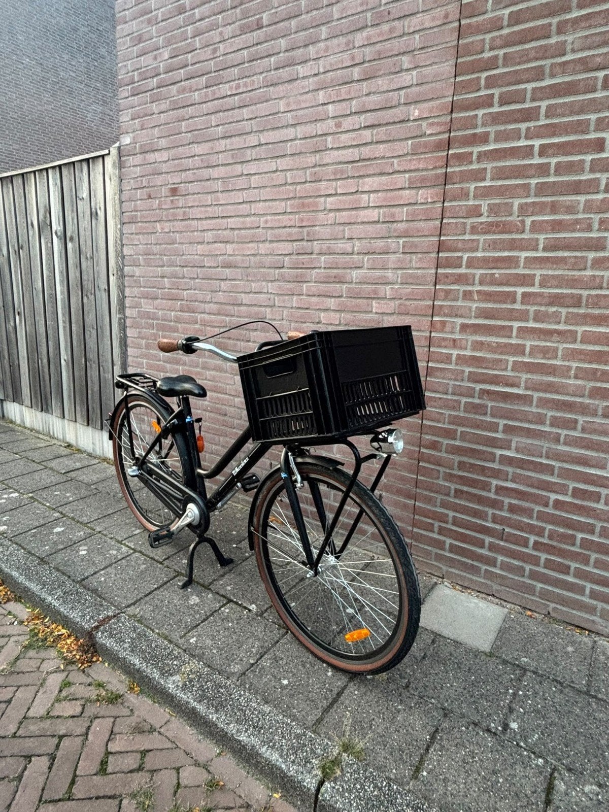 kinderfiets met voordrager en mand - Zo goed als nieuw, Ophalen of Verzenden, Zo goed als nieuw, Velgrem, Overige merken