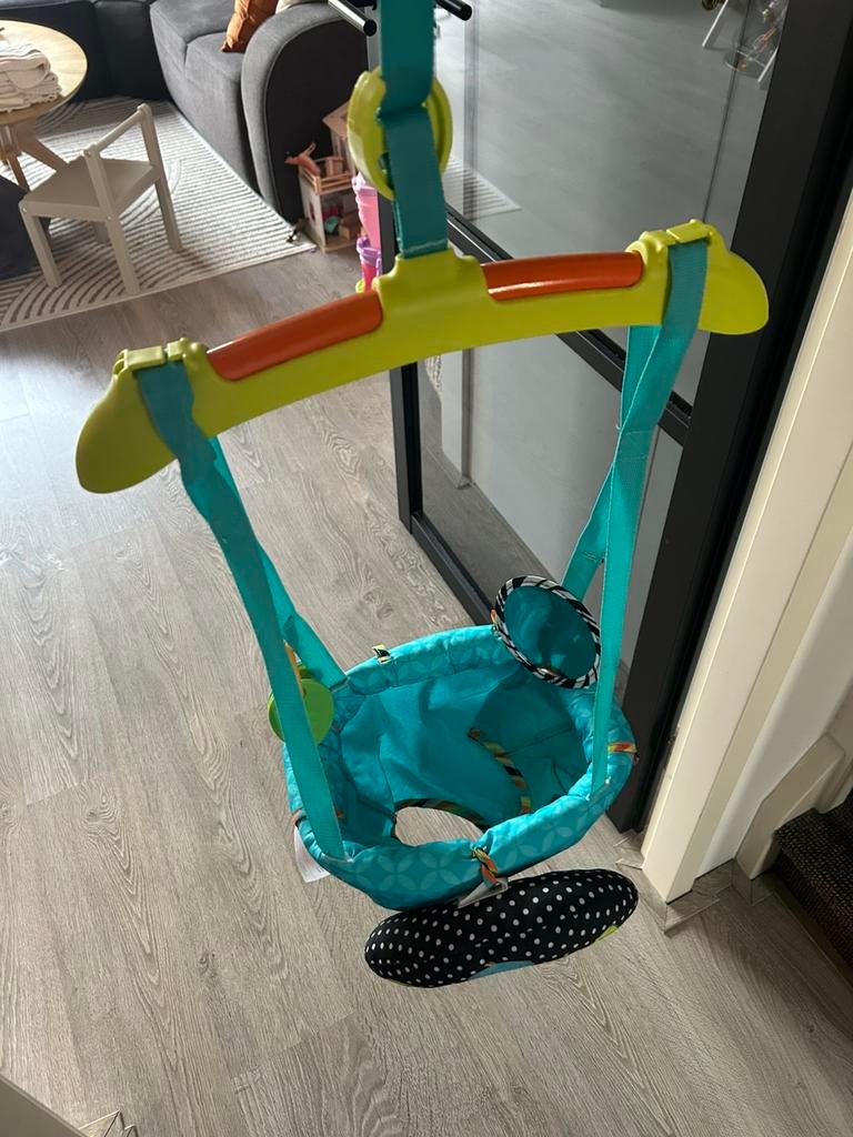 Bright Starts Bounce ‘N Spring Deluxe - Baby Deurspringer, Kinderen en Baby's, Ophalen of Verzenden, Gebruikt, Babygym