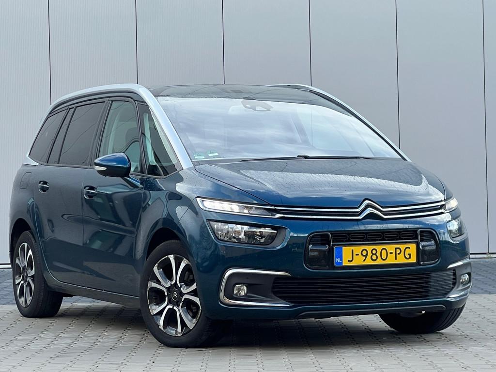 Citroen Grand C4 SpaceTourer 1.2 PureTech Shine Automaat - A, Auto's, Citroën, Stof, Gebruikt, 1199 cc, 7 stoelen