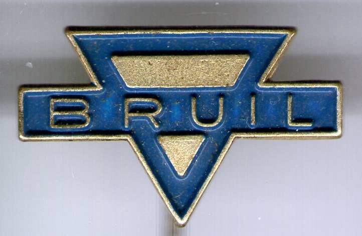 Bruil wegenbouw zilverkleurig speldje ( H_066), Verzenden, Zo goed als nieuw, Transport, Speldje of Pin