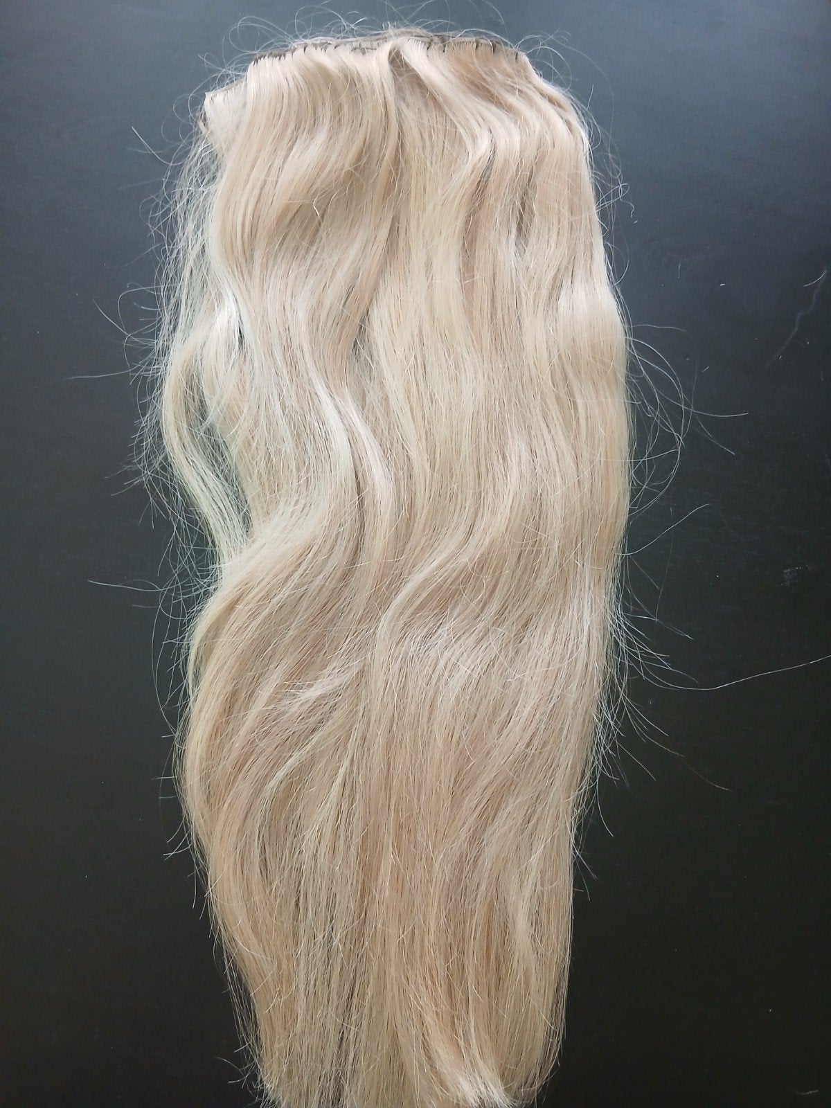 Genius weft weave Russisch haar 50-60 cm 110 gram blond, Sieraden, Tassen en Uiterlijk, Uiterlijk | Haarverzorging, Ophalen of Verzenden