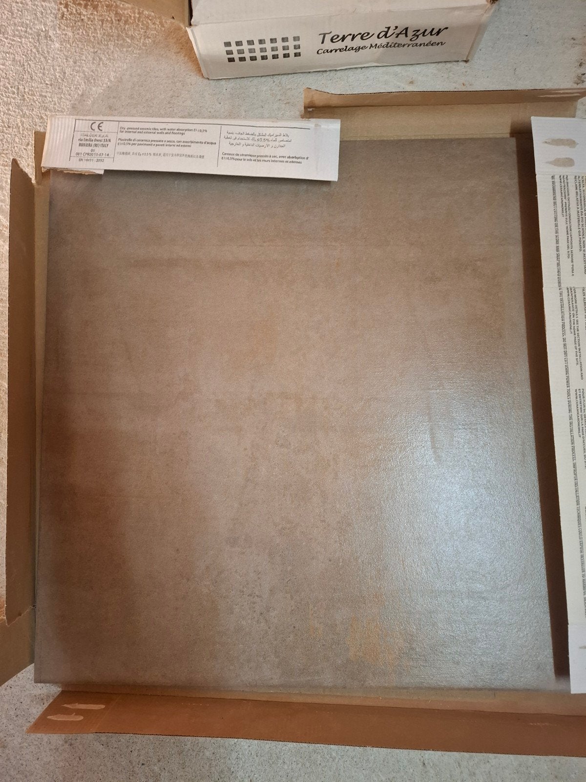 Restant tegels: diverse maten en kleuren, Ophalen, 60 cm of meer, Gebruikt, 40 tot 60 cm