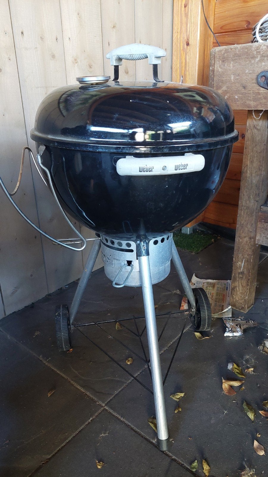 Weber Compact Kettle BBQ 47cm, Tuin en Terras, Houtskoolbarbecues, Ophalen, Gebruikt, Weber