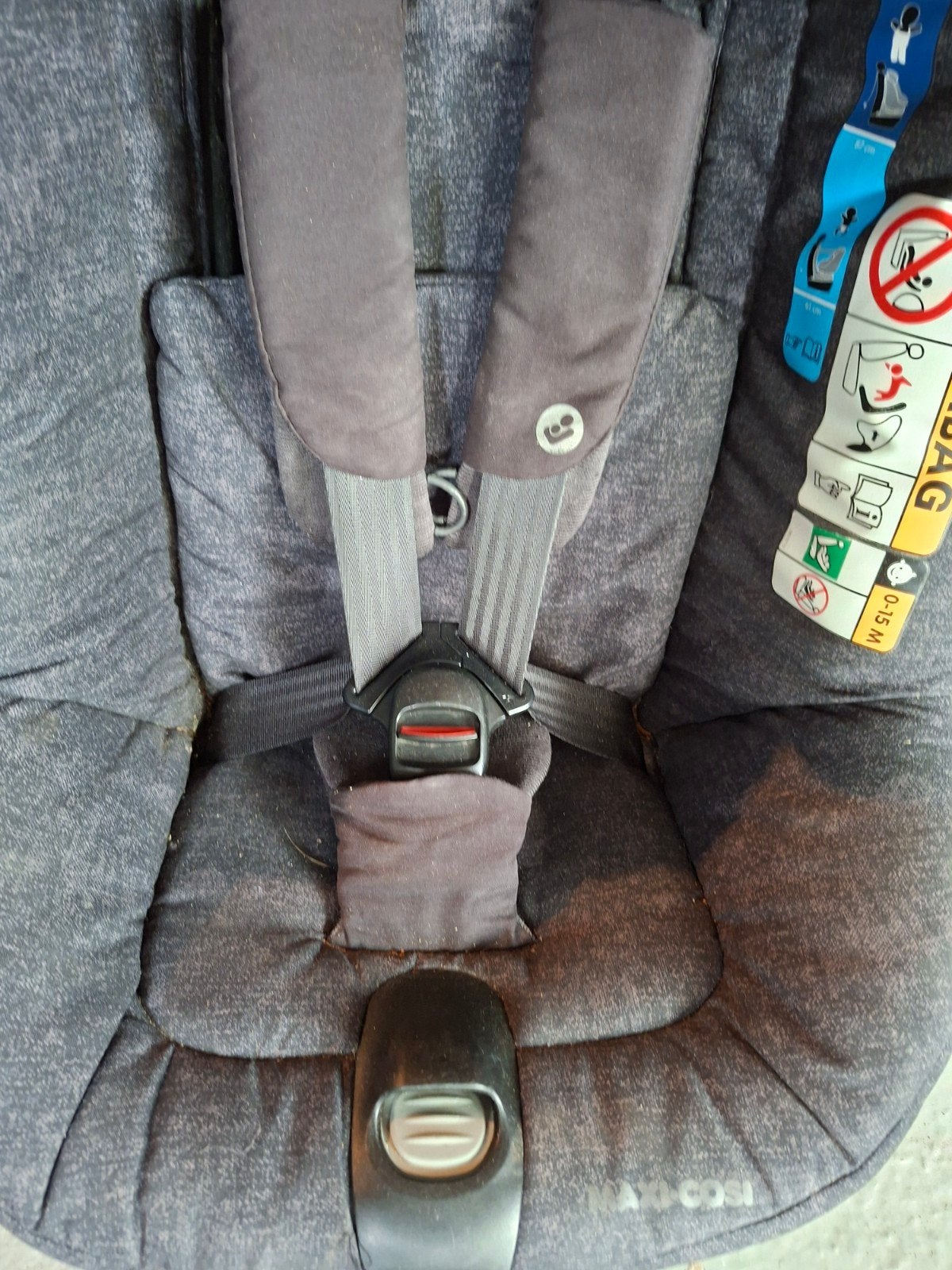 Maxi-Cosi AxissFix Autostoeltjes (2 stuks), Kinderen en Baby's, Ophalen, Autogordel of Isofix, Gebruikt, 0 t/m 18 kg