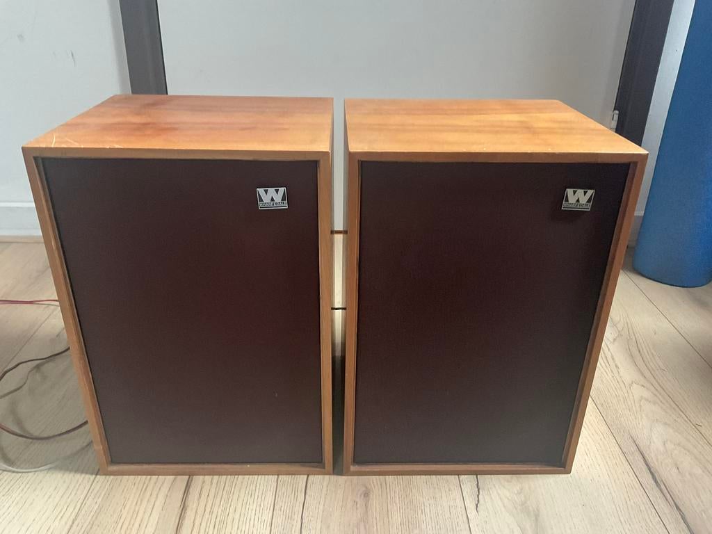 Wharfedale Denton 2XP luidsprekers, Gebruikt, Minder dan 60 watt, Front, Rear of Stereo speakers, Ophalen