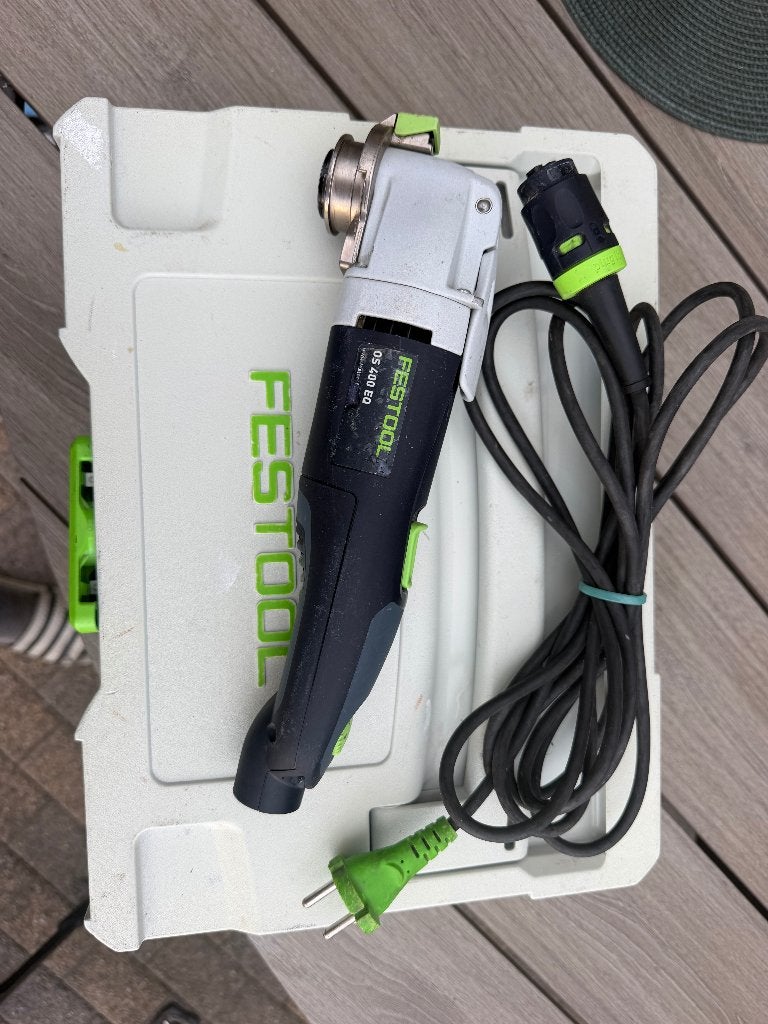 Festool OS 400 EQ Vecturo oscillerende multitool, Ophalen of Verzenden, Zo goed als nieuw, Minder dan 600 watt, Overige typen