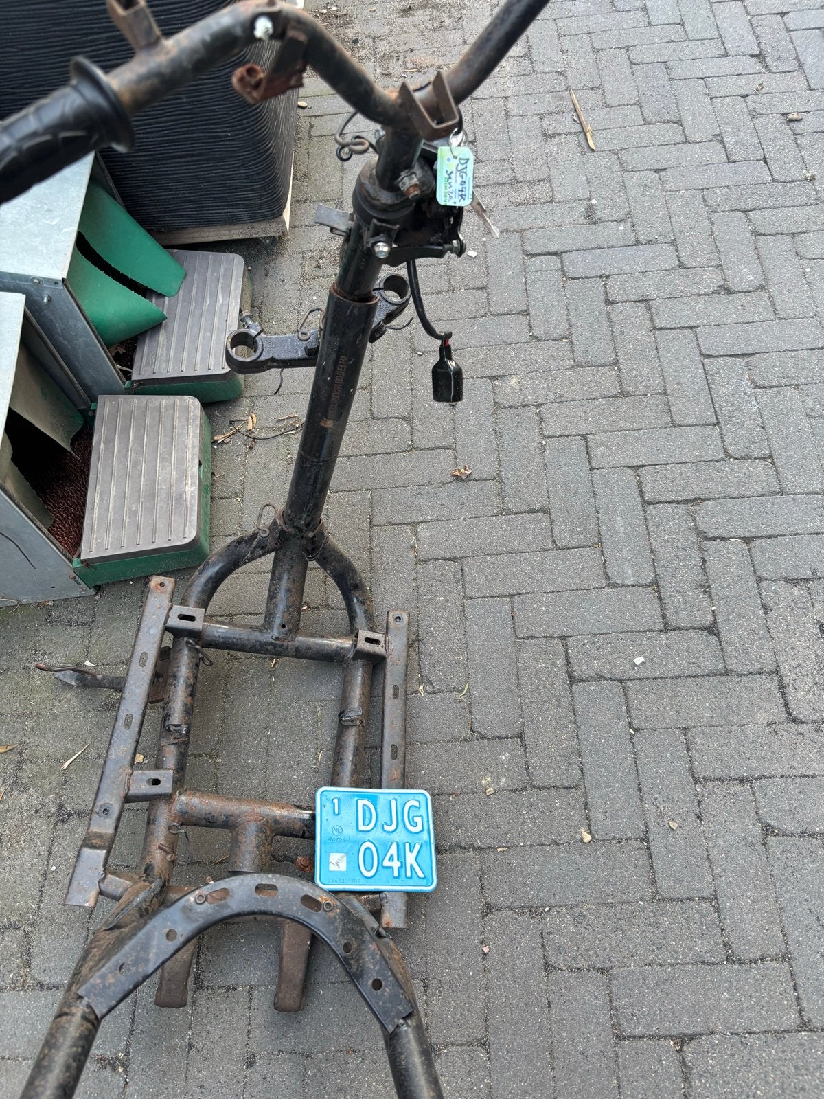Senzo Scooter Onderdelen: Kappen, Frame, Voorvork, etc., Ophalen, Gebruikt, Frame, Overige merken