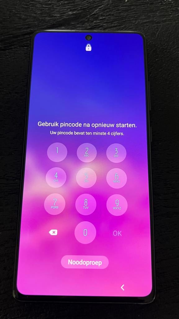 Samsung Galaxy S10 Lite 128GB Zwart -Zo goed als nieuw, Telecommunicatie, Mobiele telefoons | Samsung, Zwart, Touchscreen, Ophalen of Verzenden