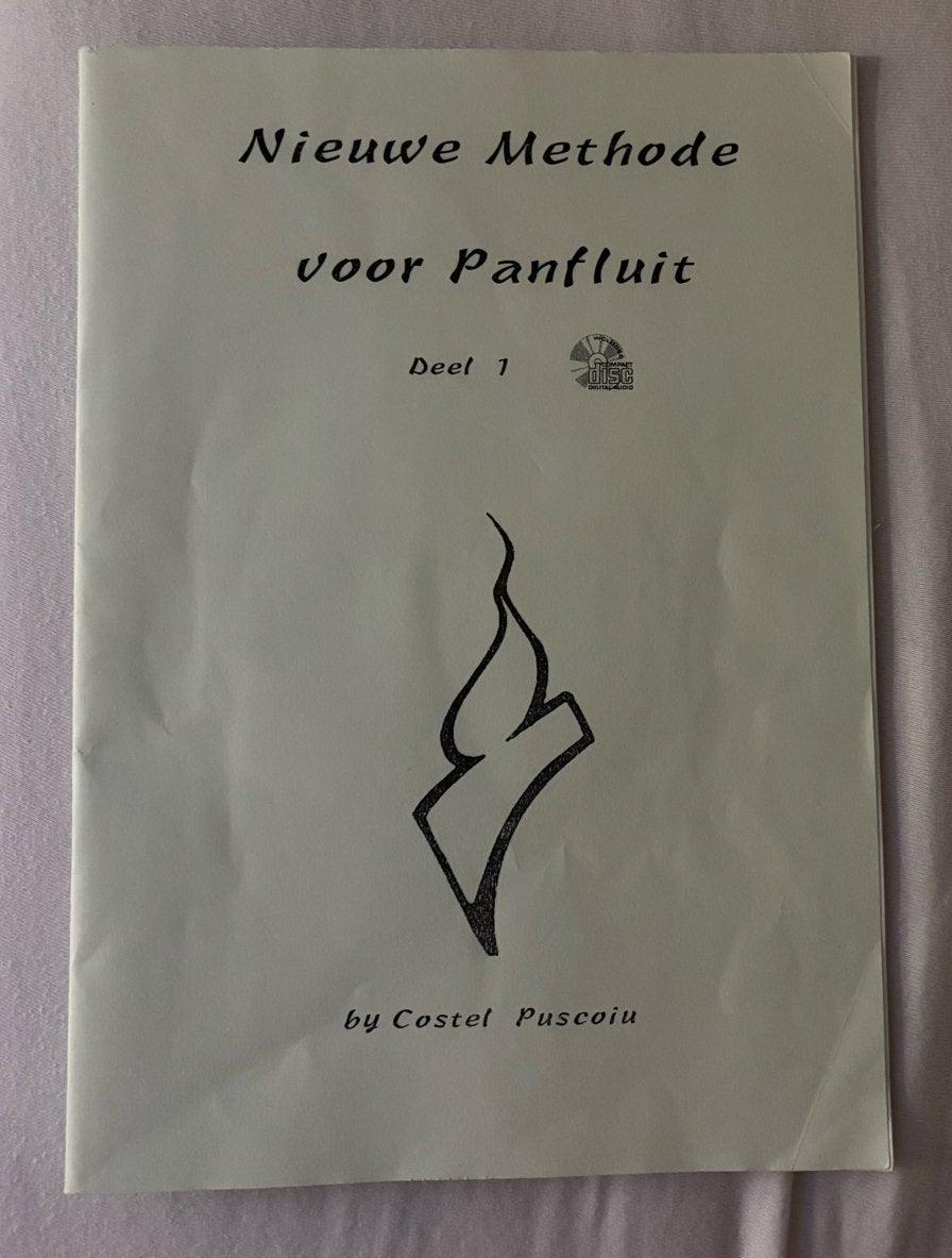 Nieuwe Methode voor Panfluit - Deel 1, 2 en 3 met CD's, Overige genres, Les of Cursus, Zo goed als nieuw, Overige instrumenten