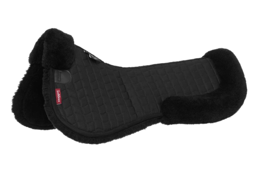 LeMieux Merino Zadelonderlegger Zwart SALE!, Full (L), Ophalen of Verzenden, Zadelpad, Zwart
