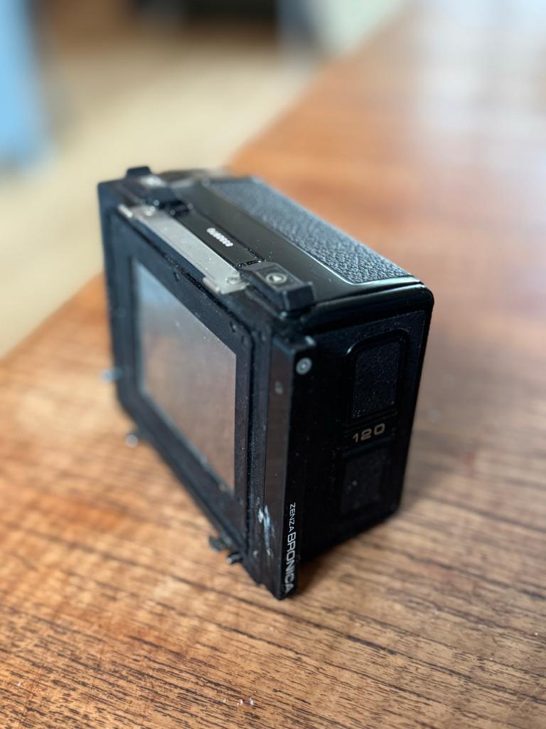 Bronica ETR 120 Achterwand 6x6 Film Back, Ophalen of Verzenden, Gebruikt, Spiegelreflex, Overige Merken