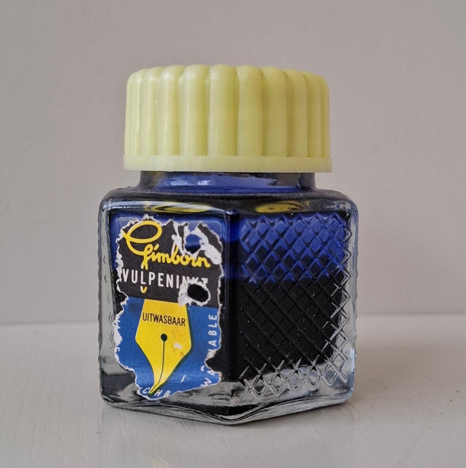 Gimborn Vulpeninkt - Blauw in Zeshoekig Flesje, Ophalen of Verzenden, Gebruikt