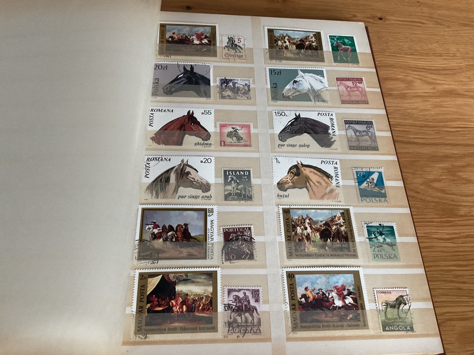 Stockboek motief paarden, Ophalen of Verzenden, Buitenland