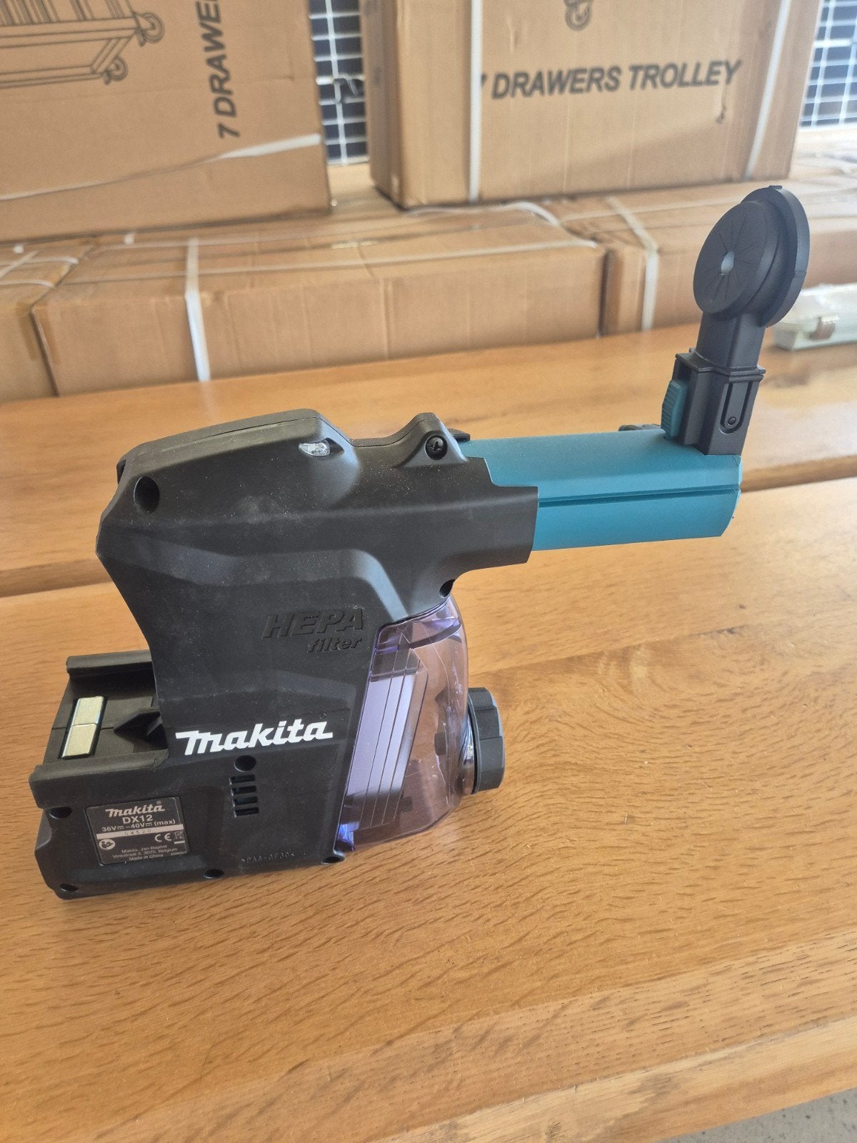 Makita DX12 HEPA Filter Stofafzuigsysteem voor Boorhamers, Ophalen of Verzenden