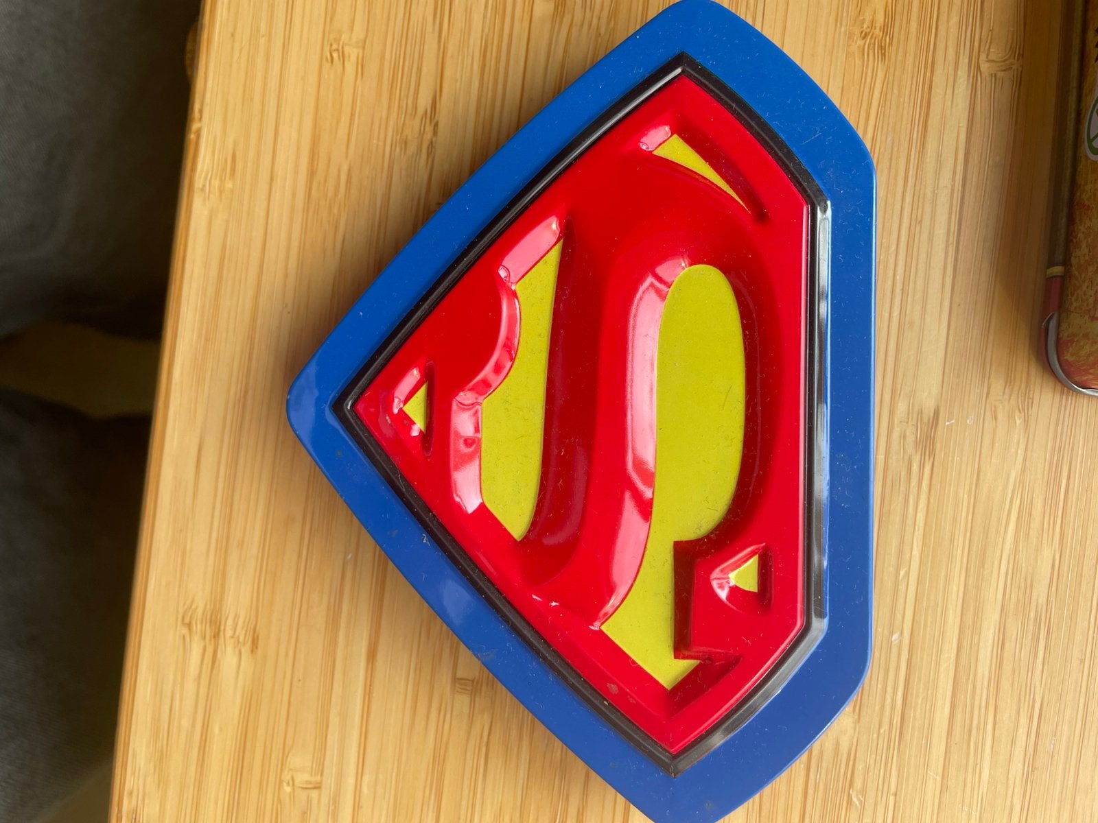 Lego superman in blik, Ophalen of Verzenden, Zo goed als nieuw