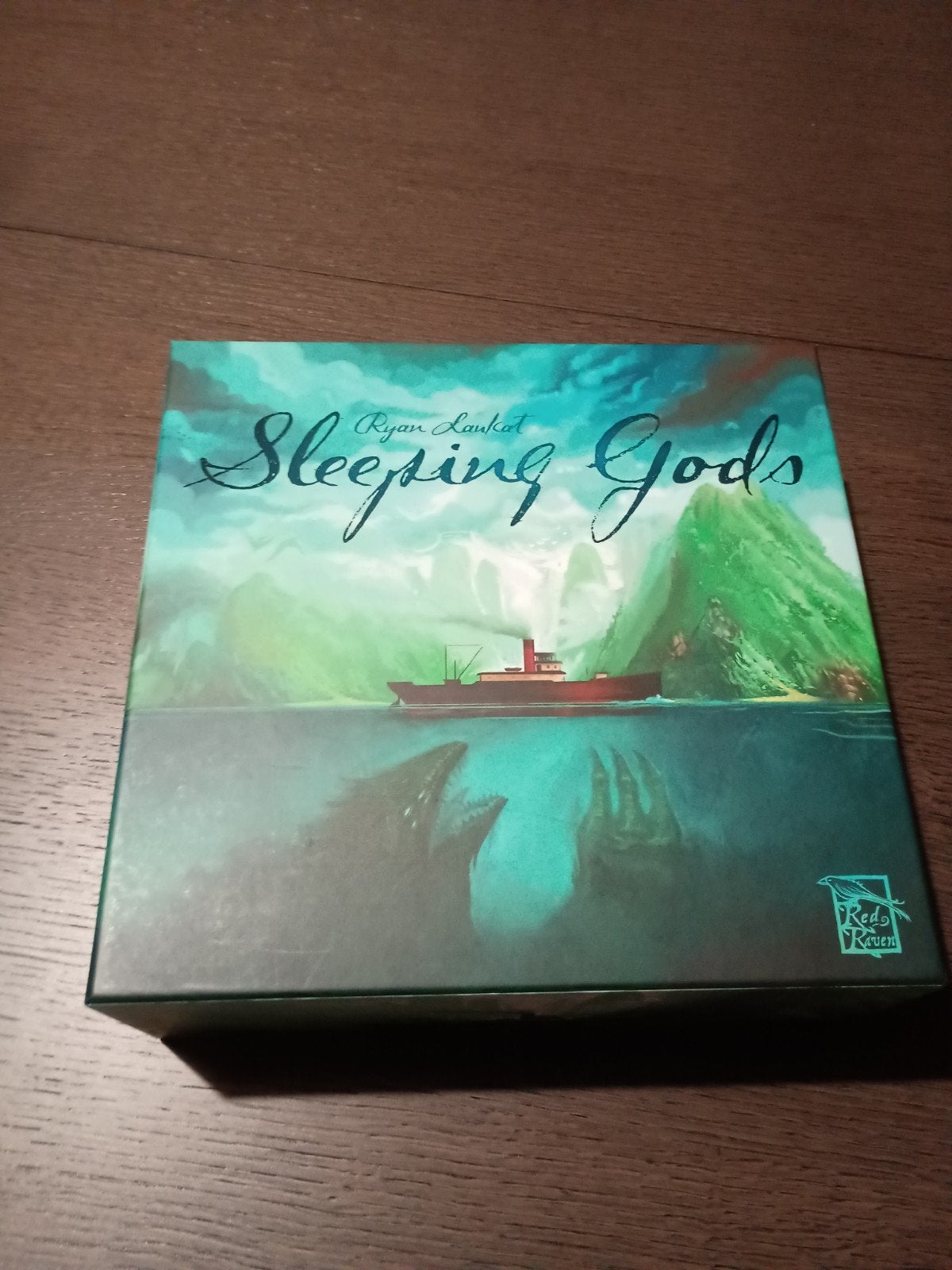 Sleeping Gods Bordspel (Engels), Hobby en Vrije tijd, Een of twee spelers, Ophalen of Verzenden, Zo goed als nieuw, Red Raven Games