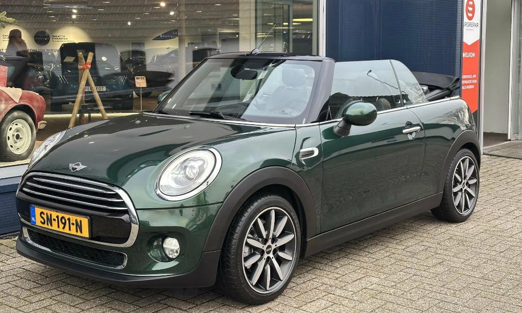 Mini Cabrio Cooper Chili Serious Business, Auto's, Mini, Particulier, Cabrio, Airbags, Airconditioning, Alarm, Automatische klimaatregeling
