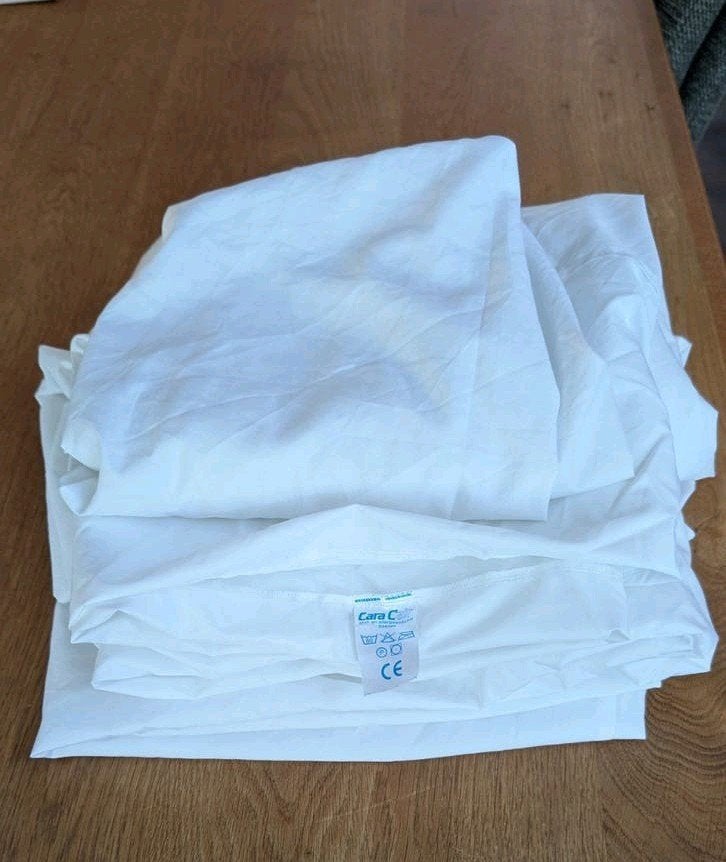 Cara C'air  anti allergie bedhoezen, complete set!, Anti-allergisch, Eenpersoons, Wit, Beddengoedset
