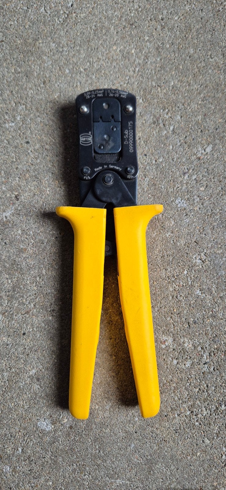 Professionele Harting  krimptang voor D-Sub contacten, Ophalen of Verzenden, Zo goed als nieuw