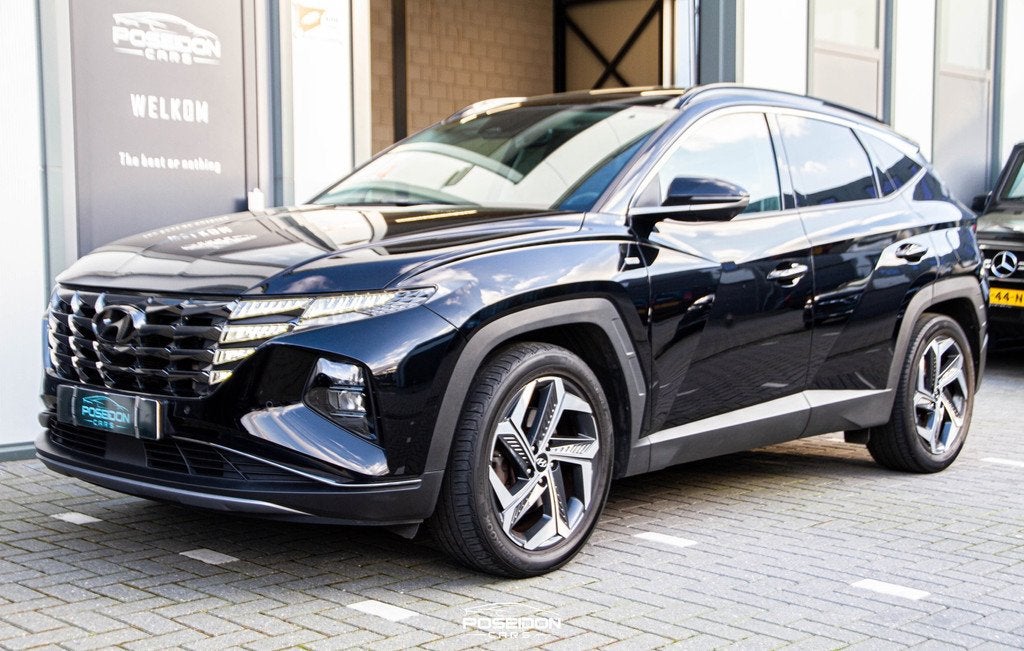 Hyundai Tucson 1.6 T-GDI HEV Comfort PANO | STOELVENTILATIE, Automatische klimaatregeling, Gebruikt, 4 cilinders, 1650 kg