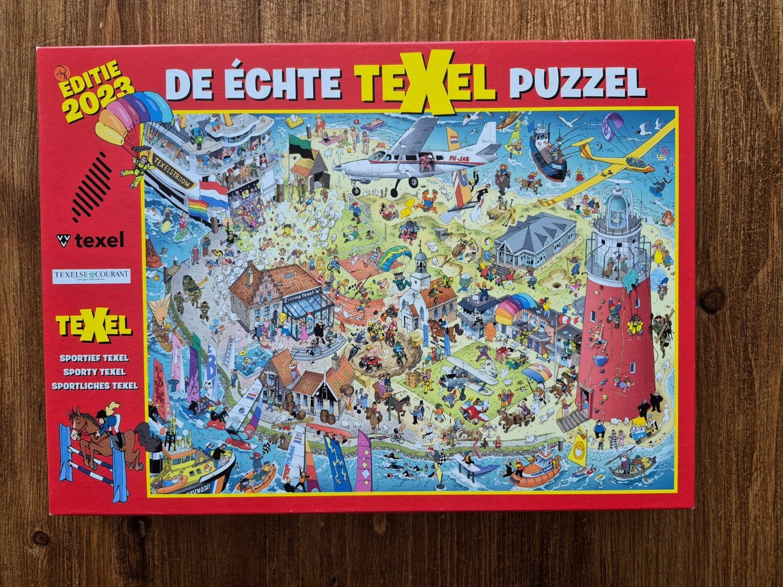 De Echte Texel Puzzel (2023) - 1000 stukjes, Ophalen of Verzenden, 500 t/m 1500 stukjes, Zo goed als nieuw, Legpuzzel