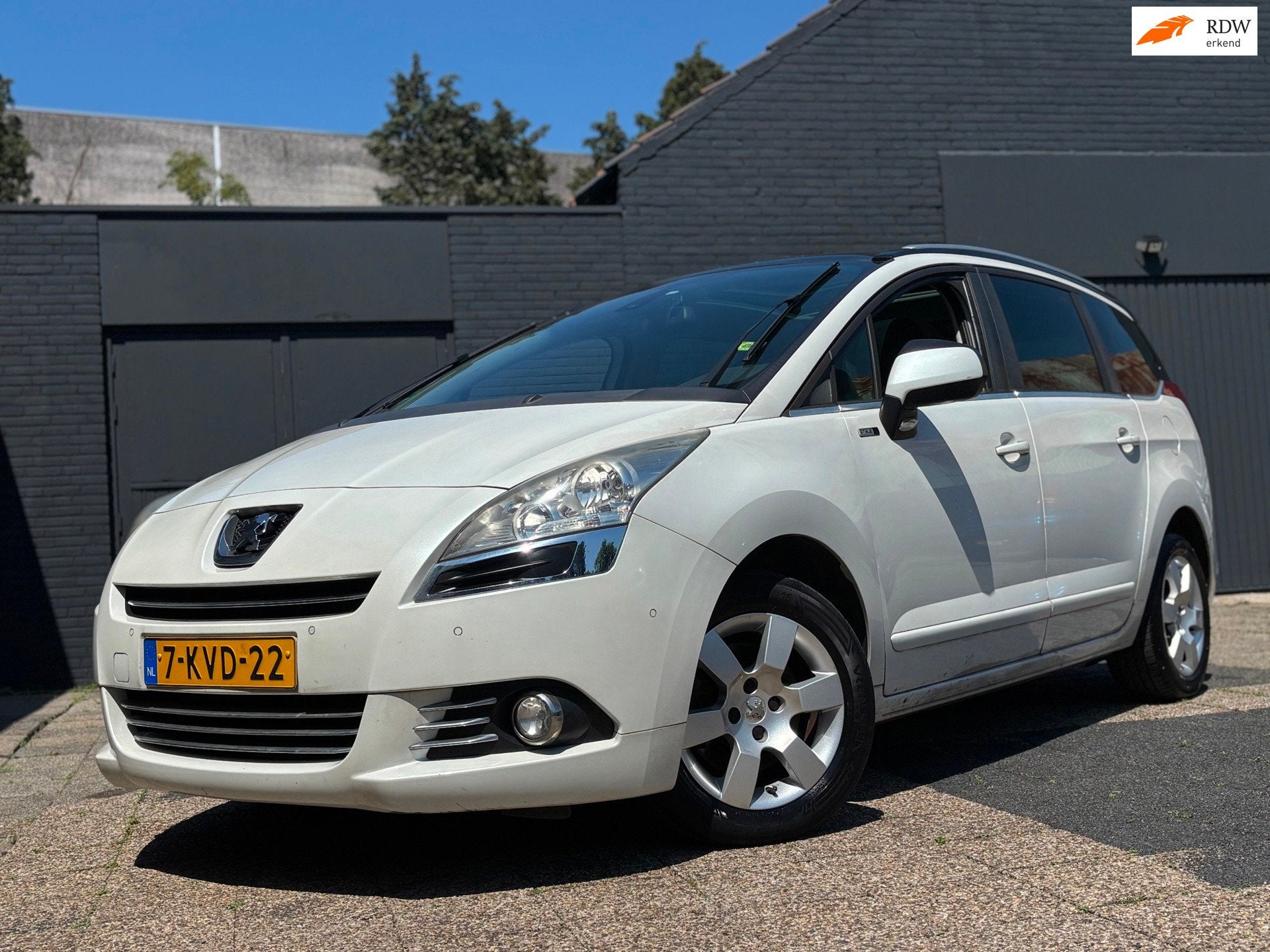 Peugeot 5008 1.6 Style | 7-Persoons | Lees Tekst, Voorwielaandrijving, Euro 5, Gebruikt, Wit