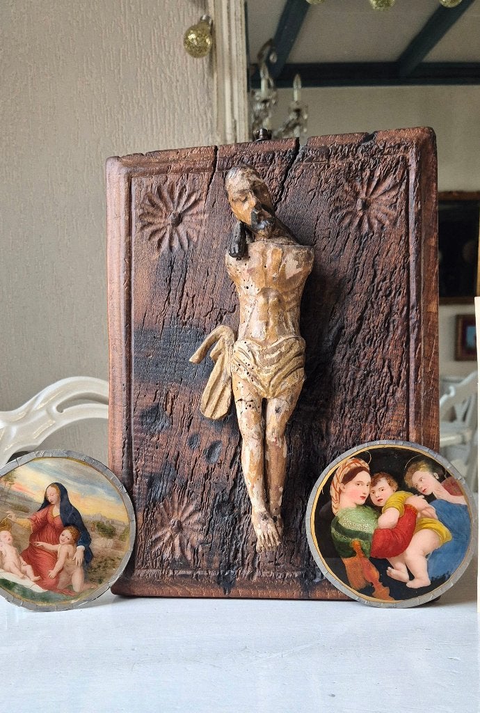 Corpus Christi 17e eeuw + 2 schilderijtjes 19e eeuw, Verzenden