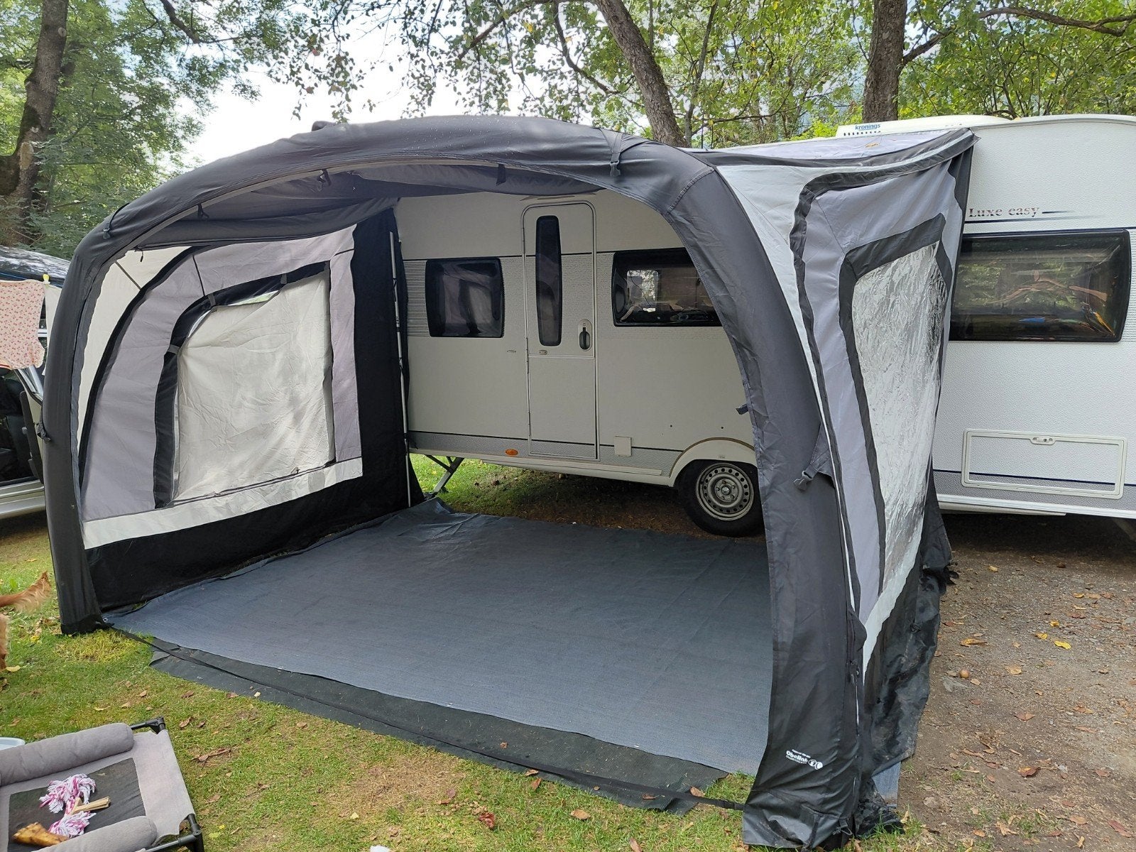 opblaasbare luifel obelink sunroof 400 easy air, Ophalen, Gebruikt, Polyester, Overige merken
