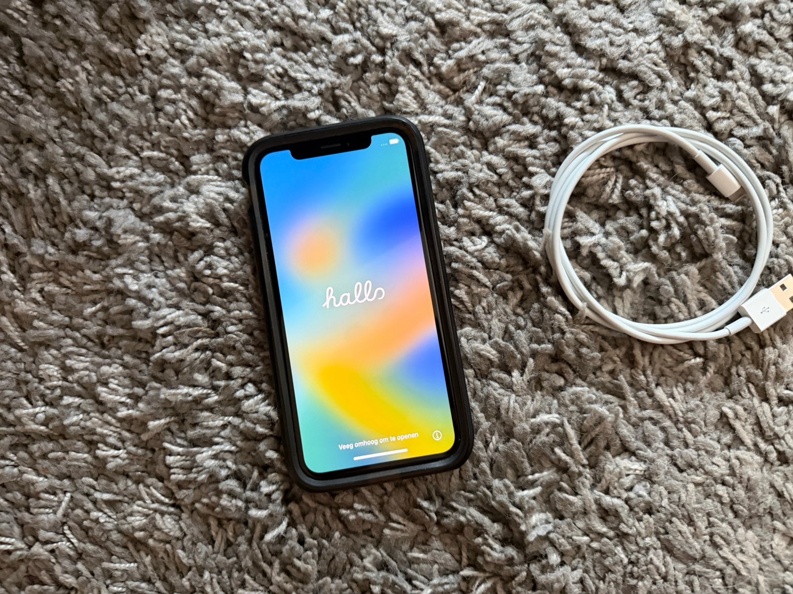 Iphone X (10)., Telecommunicatie, Mobiele telefoons | Apple iPhone, Ophalen, Zwart, IPhone X, Zo goed als nieuw