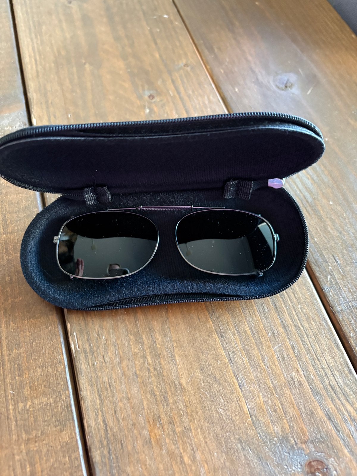 Zonnenbril klem voor mannenbril, Overige merken, Zonnebril, Zwart, Nieuw