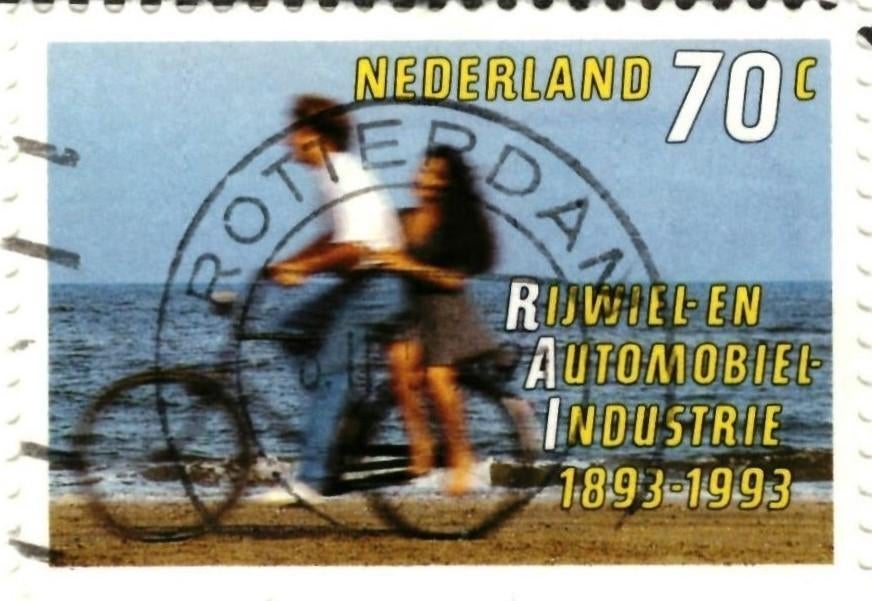 802270 Sliedrecht 784 Gelopen met mooie zegel RAI 100 jaar, Verzamelen, Ansichtkaarten | Nederland, Ophalen of Verzenden, 1980 tot heden
