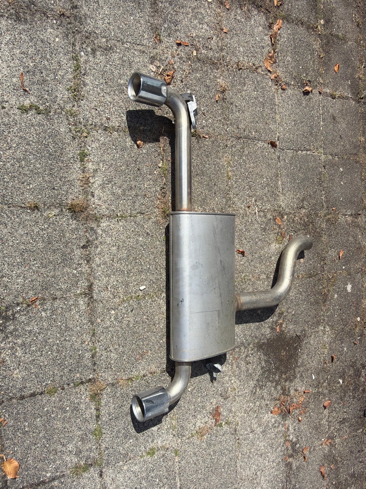BMW uitlaatdemper met dubbele uitlaat - Gebruikt, Ophalen of Verzenden, Gebruikt, BMW