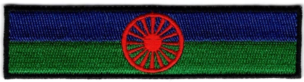 Roma biker vlag patch embleem #2, Verzenden, Nieuw, Shirt