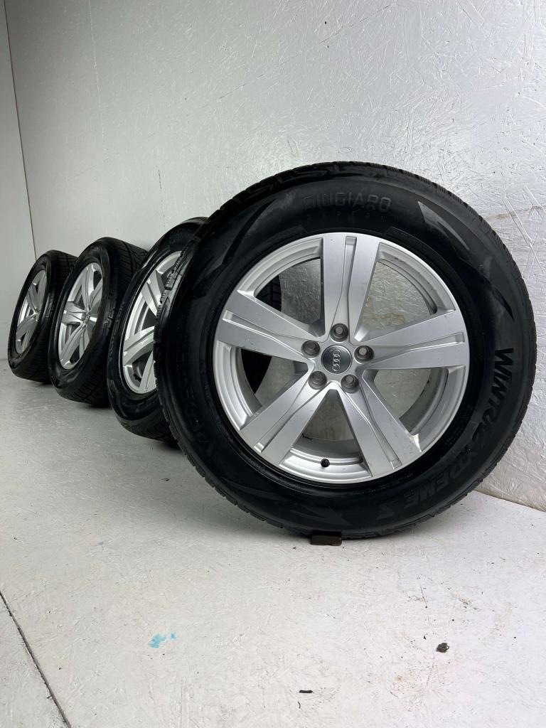 Originele Audi Q7 Q8 velgen 18" 5x112 winterset 8mm! M+S